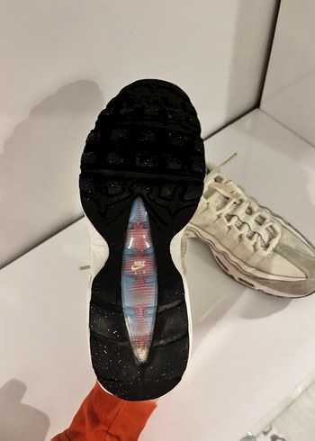 Orijinal Nike Beyaz Gri Kadın Spor Ayakkabı - Görsel 2