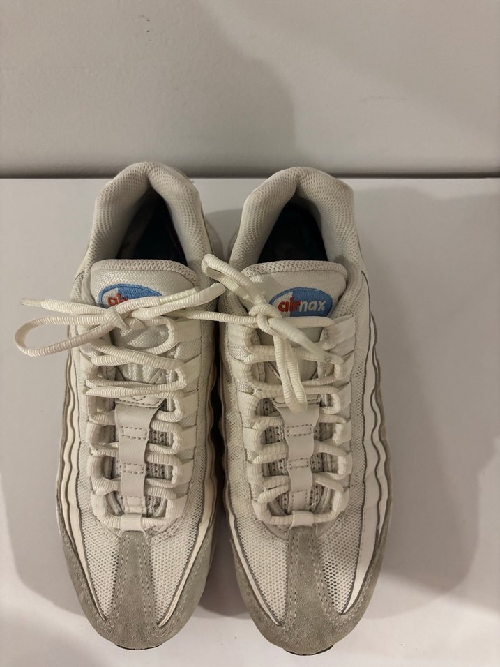 Orijinal Nike Beyaz Gri Kadın Spor Ayakkabı - Görsel 3