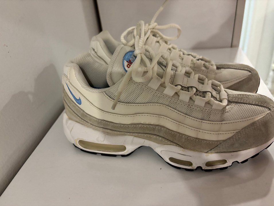 Orijinal Nike Beyaz Gri Kadın Spor Ayakkabı - Görsel 4