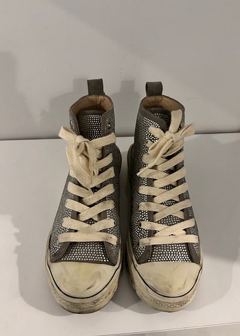 Gri Kadın Spor Ayakkabı - Görsel 2