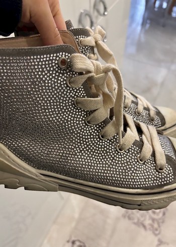 Gri Kadın Spor Ayakkabı - Görsel 4