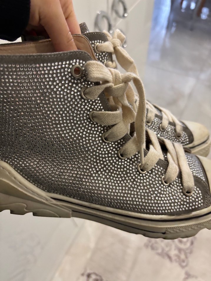 Gri Kadın Spor Ayakkabı - Görsel 4