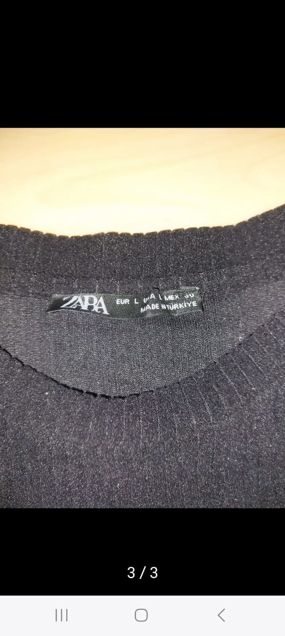 Siyah Kemer Detaylı Crop Top - Görsel 3