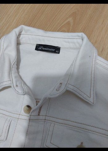 Kadın Beyaz Midi Deri Tulum - Görsel 3