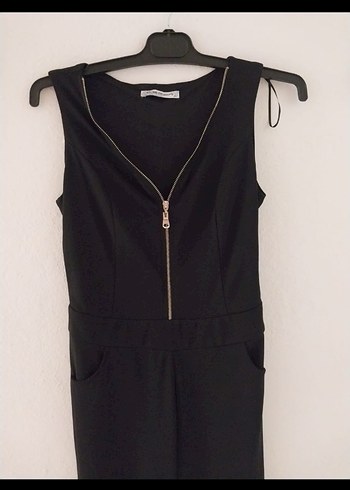 Siyah Kemerli Kadın Kumaş Pantolon - Görsel 2