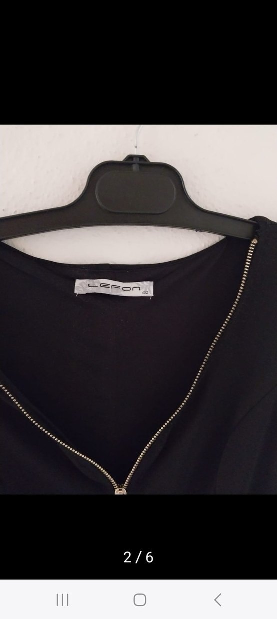 Siyah Kemerli Kadın Kumaş Pantolon - Görsel 4