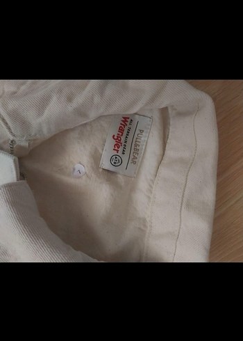 Kadın Beyaz Pamuklu Kuşaklı Tulum - Görsel 5