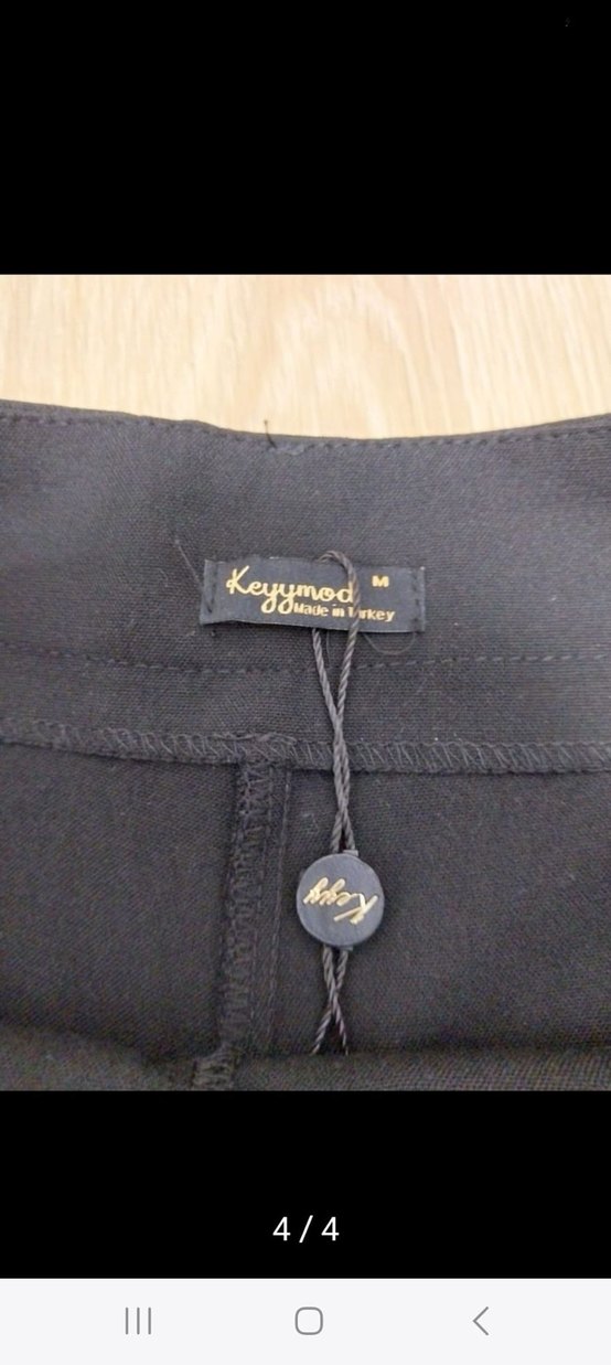 Siyah Salaş Mini Etek - Görsel 3