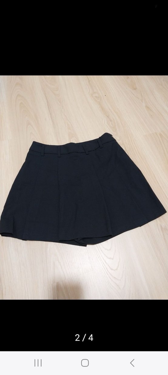 Siyah Salaş Mini Etek - Görsel 2