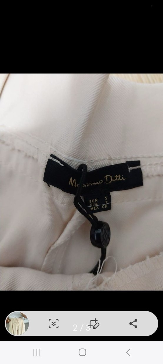 Bej Kadın Kuşaklı Yüksek Bel Mini Şort - Görsel 3