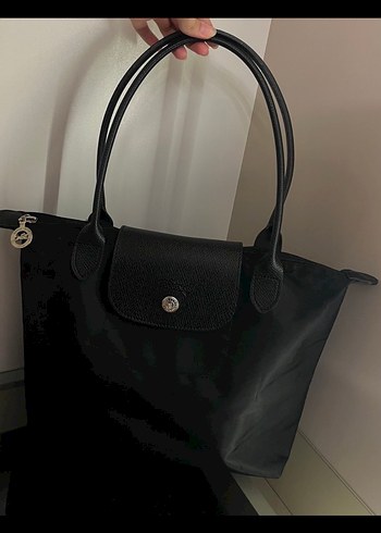 Longchamp Siyah Omuz Cantasi