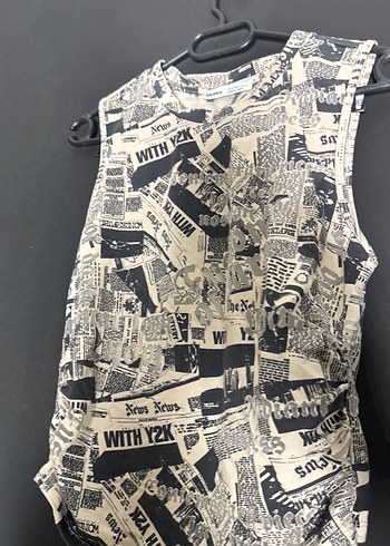 Desenli Kolsuz Hamile Kıyafeti - Görsel 2