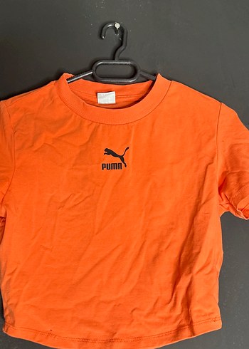 Turuncu Kız Çocuk Puma Tişört - Görsel 2