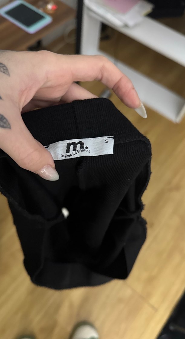 Siyah Gotik Midi Erkek Atkı - Görsel 4