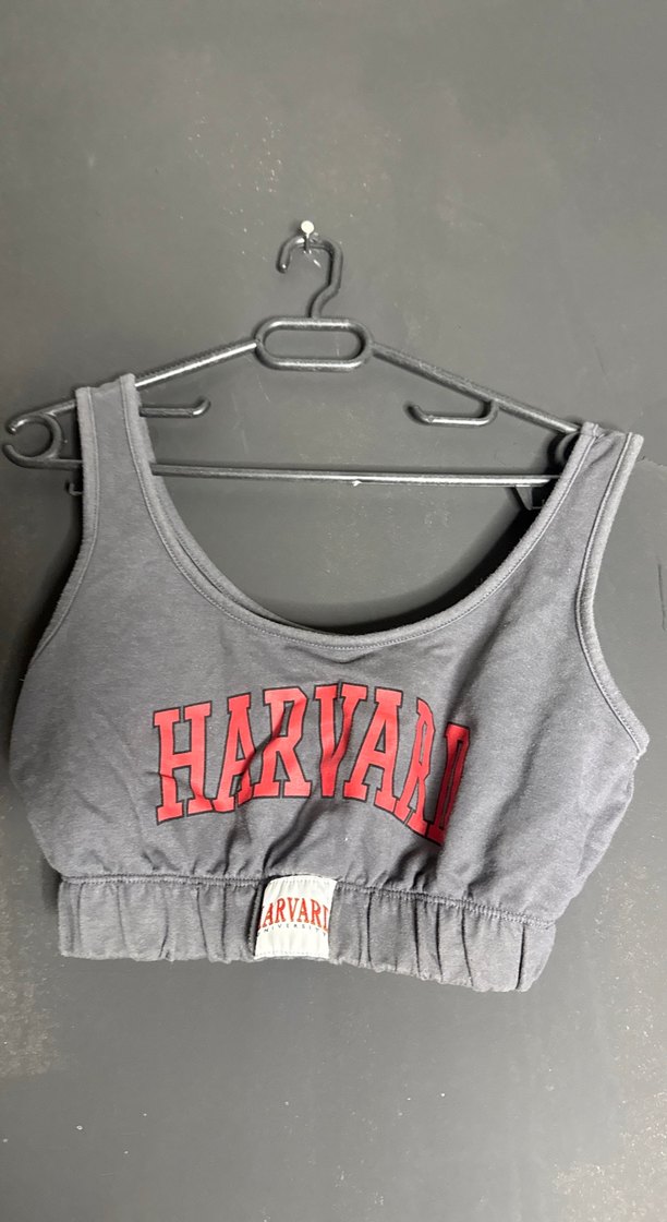 Gri Baskılı Kısa Spor Büstiyer - Görsel 2