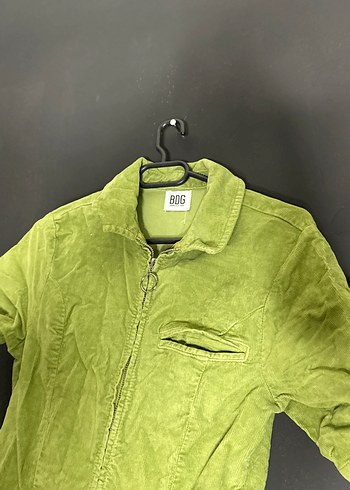 Yeşil Kısa Kollu Midi Keten Tulum - Görsel 3