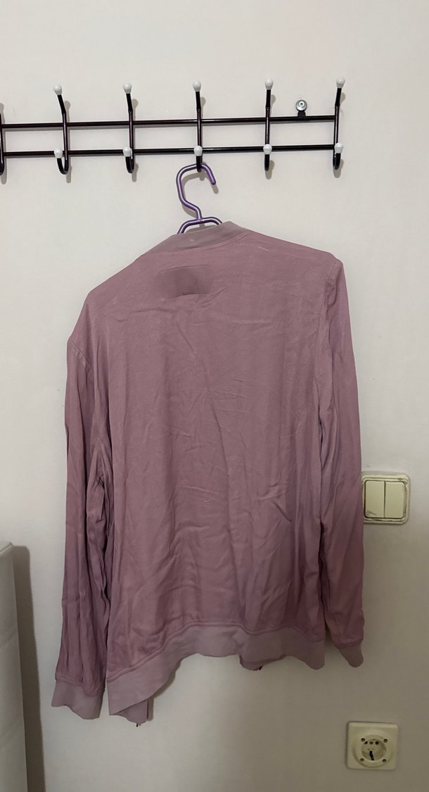 Pembe Midi Keten Ceket - Görsel 2