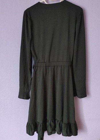 Siyah Midi Kadın Giydirme Elbise - Görsel 2