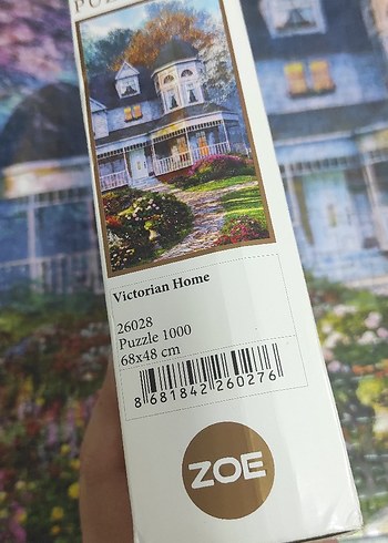 Bahçe ve Beyaz Ev Temalı Puzzle (1000 parça) - Görsel 4