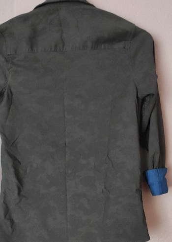 Gri Denim Erkek Uzun Kollu Gömlek - Görsel 2