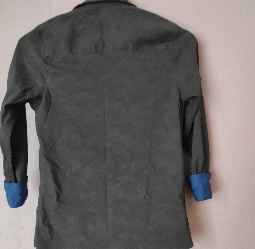 Gri Denim Erkek Uzun Kollu Gömlek - Görsel 2