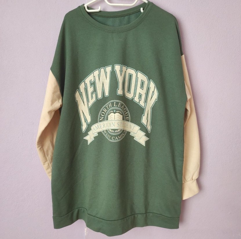 Püsküllü Yeşil Kadın Sweatshirt - Görsel 4