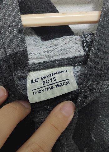 Erkek Kamuflaj Desenli Gri Sweatshirt - Görsel 4