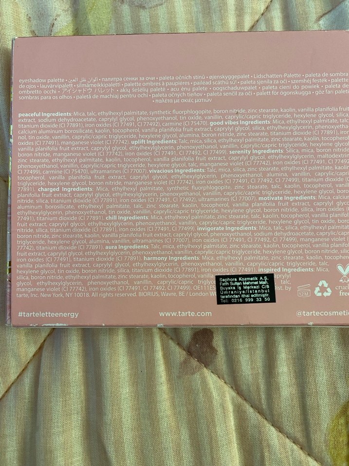 Tarte Tartelette Energy Göz Farı Paleti - Görsel 2