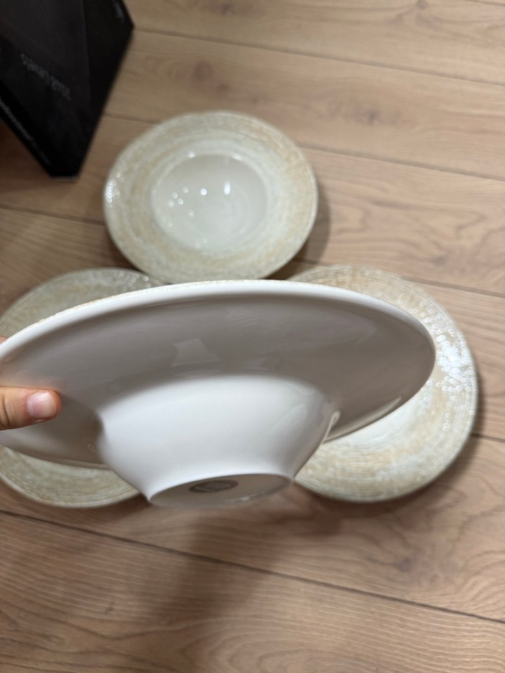 Bej Desenli Italyan Pasta / Makarna Tabağı PATERA modeli - Görsel 2