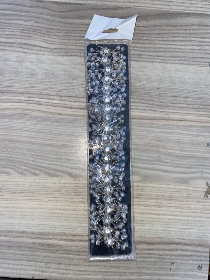 Siyah Metal Payetli Kadın Saç Aksesuarı - Görsel 2