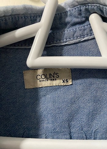 Düğmeli Mavi Denim Gömlek - Görsel 2