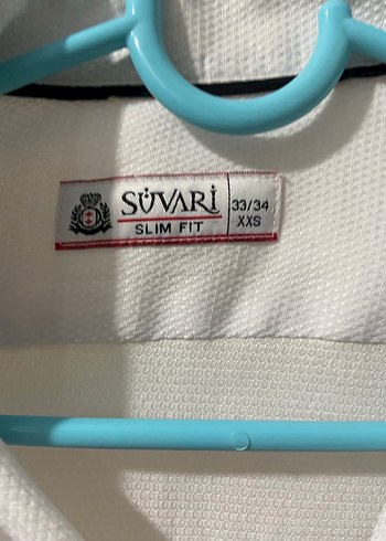 Gri Yakalı Beyaz Keten Erkek Gömlek - Görsel 2