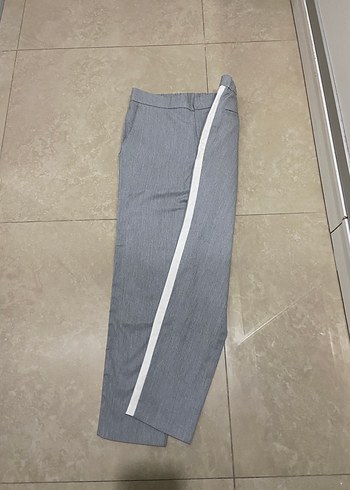 Gri Erkek Denim Kumaş Pantolon - Görsel 2