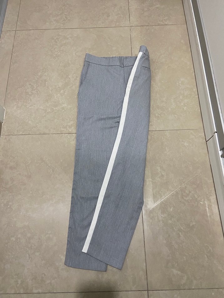 Gri Erkek Denim Kumaş Pantolon - Görsel 2