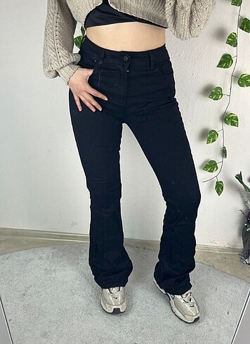 s Beden siyah Renk Vintage urban Zara Model Jean Pantolon