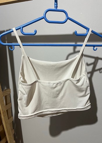 Beyaz İnce Askılı Mini Bustiyer - Görsel 2