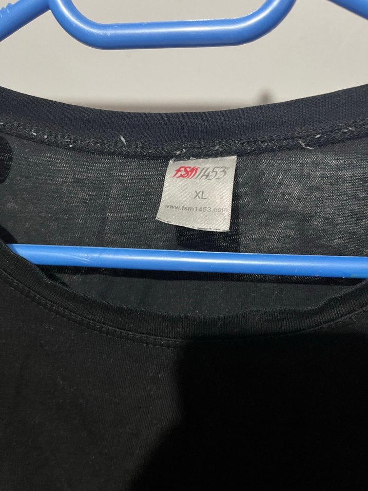 %100 Pamuk düz siyah basic t shirt - Görsel 2