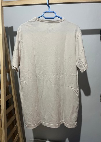 Bej Oversize Erkek Tişört - Görsel 3