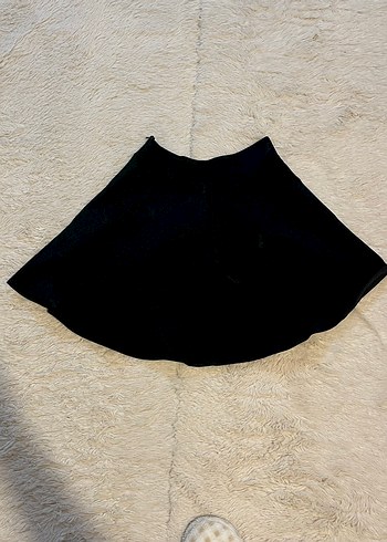 Siyah Kemerli Mini Gotik Etek - Görsel 2