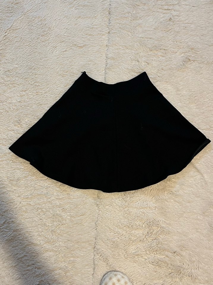 Siyah Kemerli Mini Gotik Etek - Görsel 2