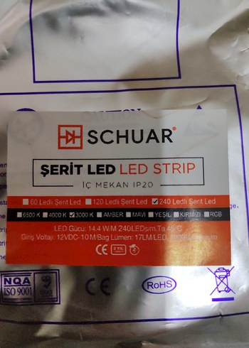 Fujika NS-BEYAZ 12V-60 LED 5 Metre Şerit LED - Görsel 9