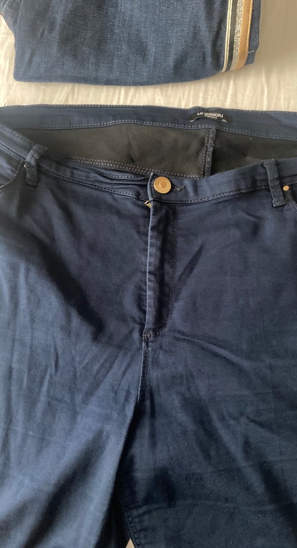 LC Waikiki Kadın Gevşek Kesim Kot Pantolon - Görsel 2