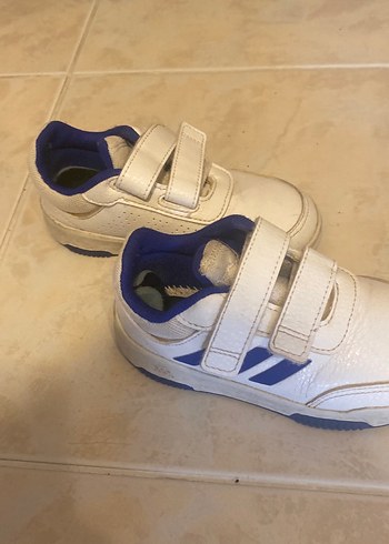 Beyaz Erkek Çocuk Cırtcırtlı Spor Ayakkabı - Görsel 3