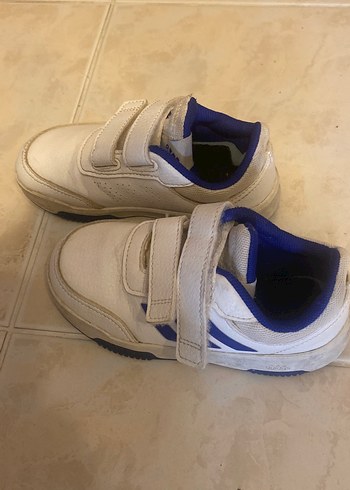 Beyaz Erkek Çocuk Cırtcırtlı Spor Ayakkabı - Görsel 2