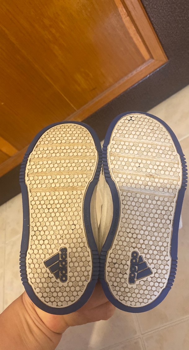 Beyaz Erkek Çocuk Cırtcırtlı Spor Ayakkabı - Görsel 4