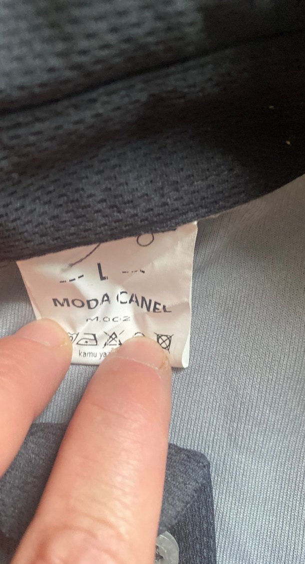 Güvenlik Gri Baskılı Kısa Kollu Polo Tişört - Görsel 2