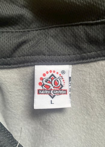 Güvenlik Gri Erkek Uzun Kollu Polo Yaka Sweatshirt - Görsel 2