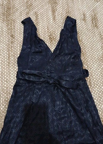 Kadın Lacivert Uzun Bohem Tulum - Görsel 2