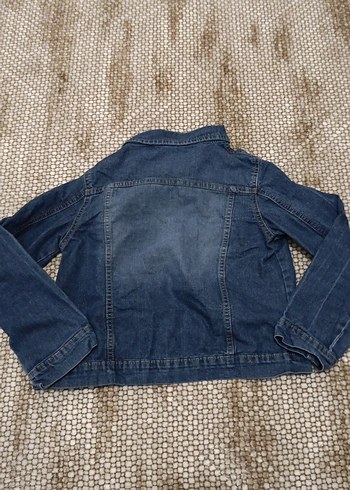 Kız Çocuk Düğmeli Kot Ceket - Görsel 2