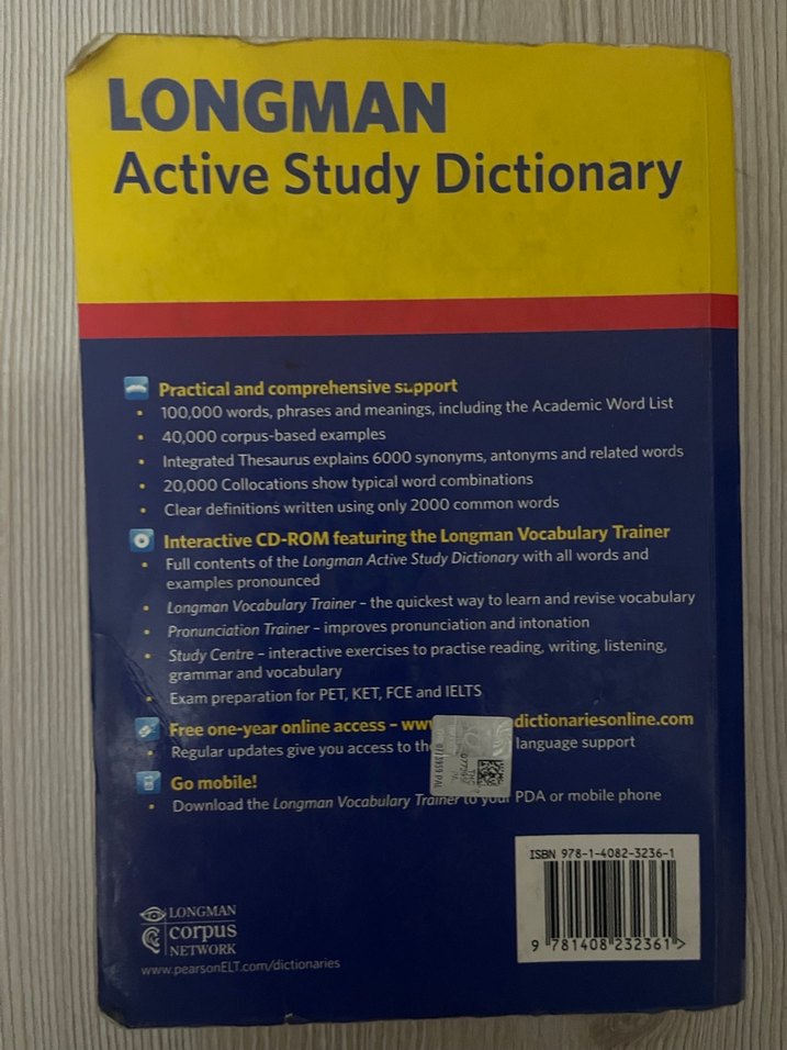 Longman Active Study Dictionary 5. Baskı - Görsel 3
